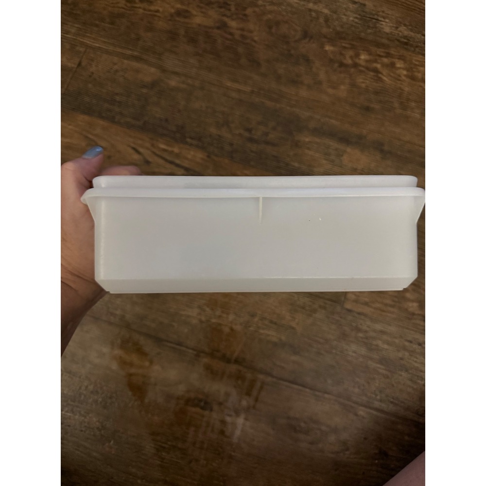 Vintage Tupperware Square Storage Container Box Modular Mates White Lid‎ - Picture 5 of 11